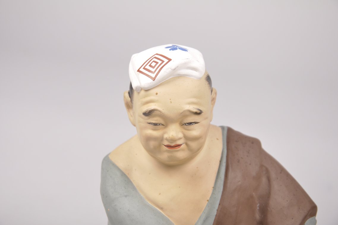 Seated Japanese Hakata Dolls, photo 3 of 14