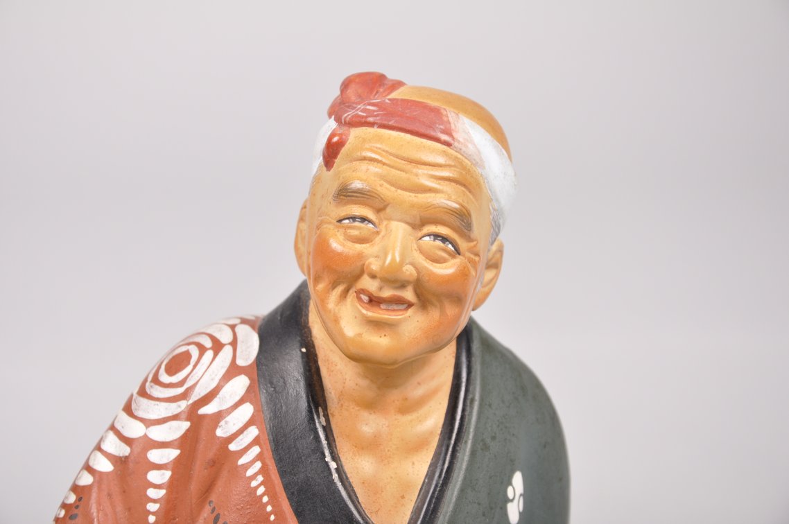 Seated Japanese Hakata Dolls, photo 4 of 14