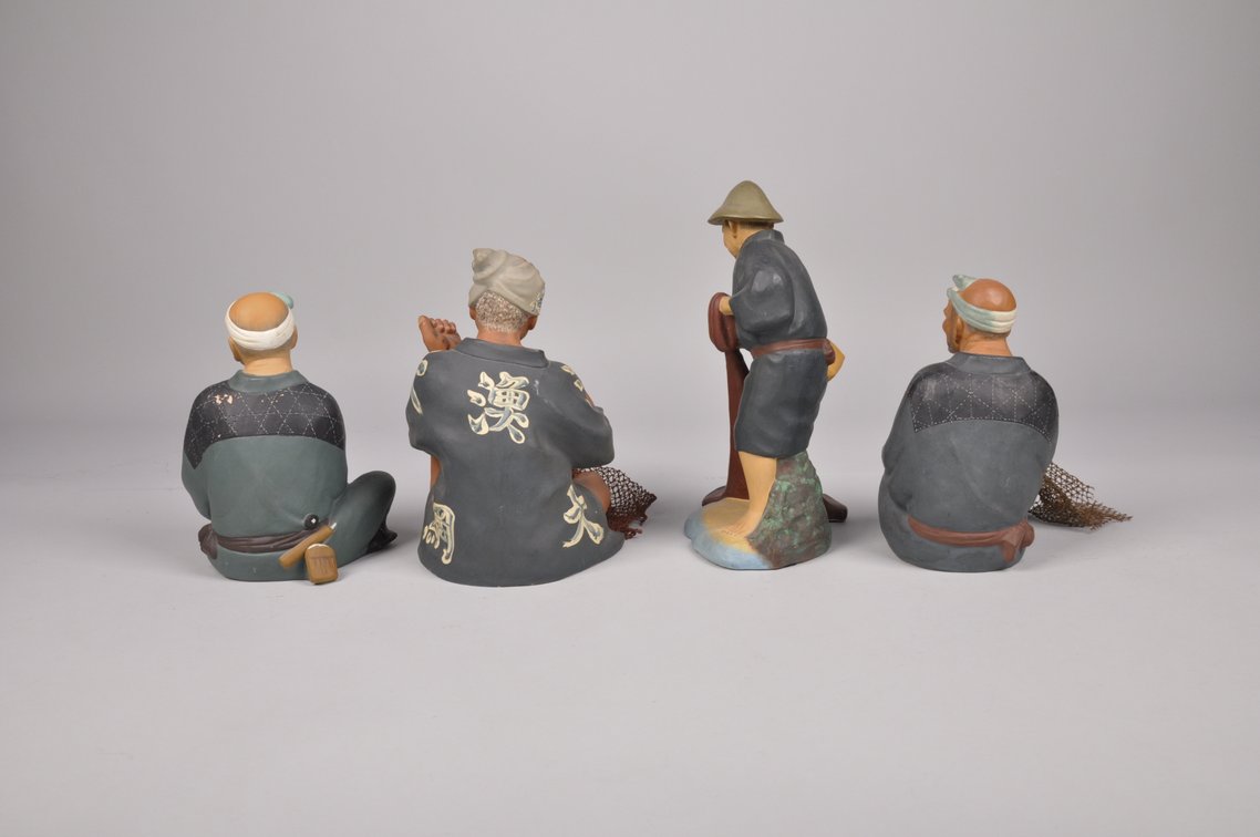 Fishing Japanese Hakata Dolls, photo 6 of 19