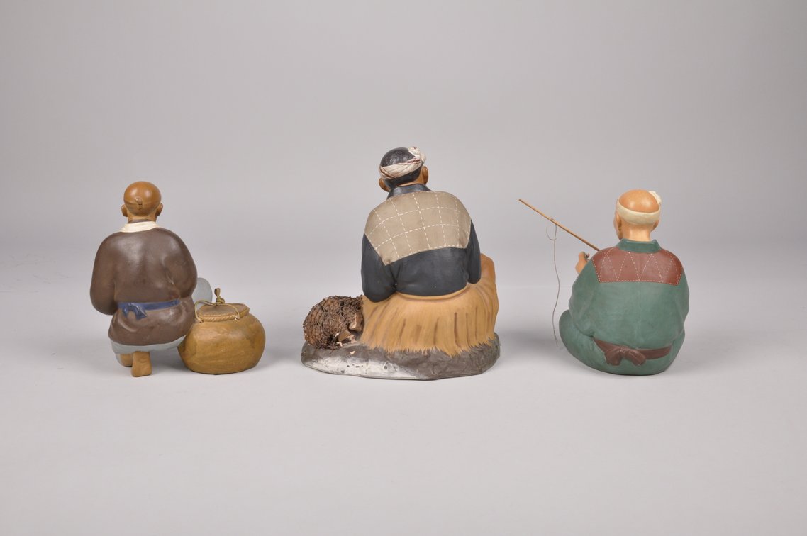 Fishing Japanese Hakata Dolls, photo 12 of 19