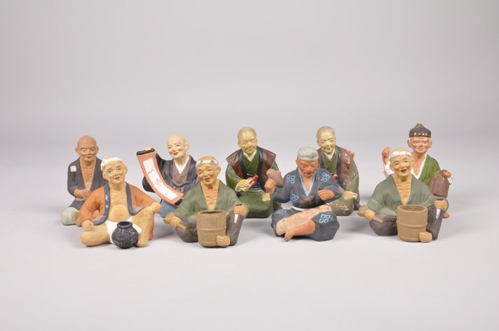 Nine Hakata Dolls