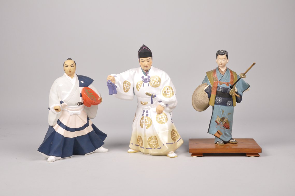 Japanese Hakata Samurai Dolls, photo 2 of 13