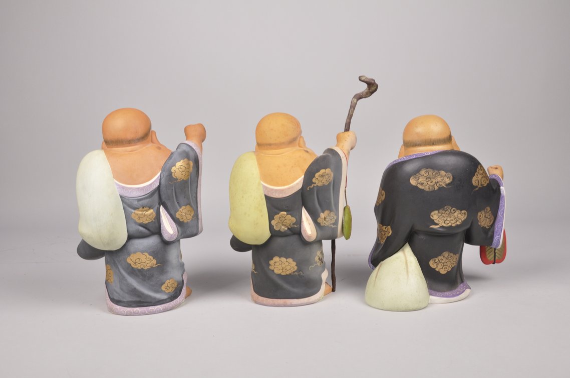 Four Buddha Hakata Statues, photo 5 of 12