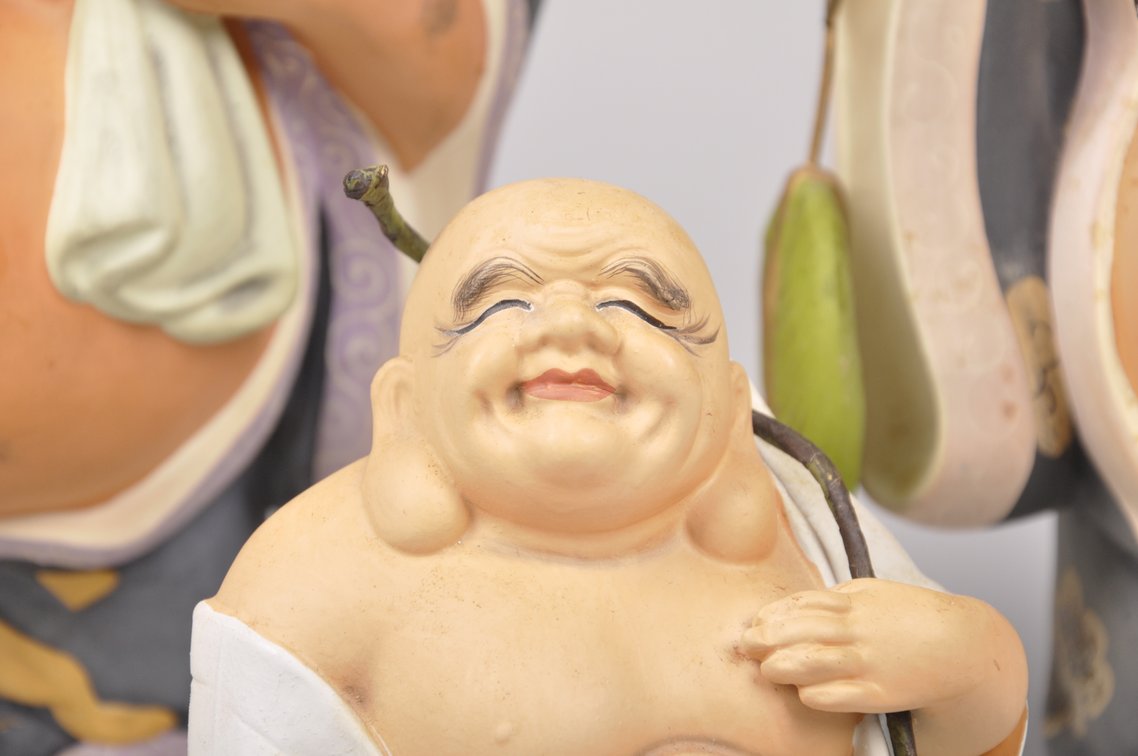 Four Buddha Hakata Statues, photo 6 of 12
