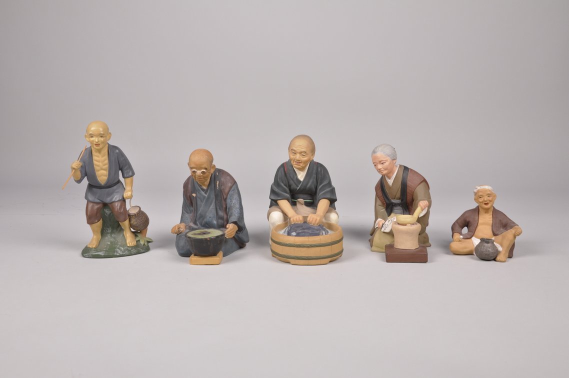 Nine Various Hakata Dolls, photo 11 of 17