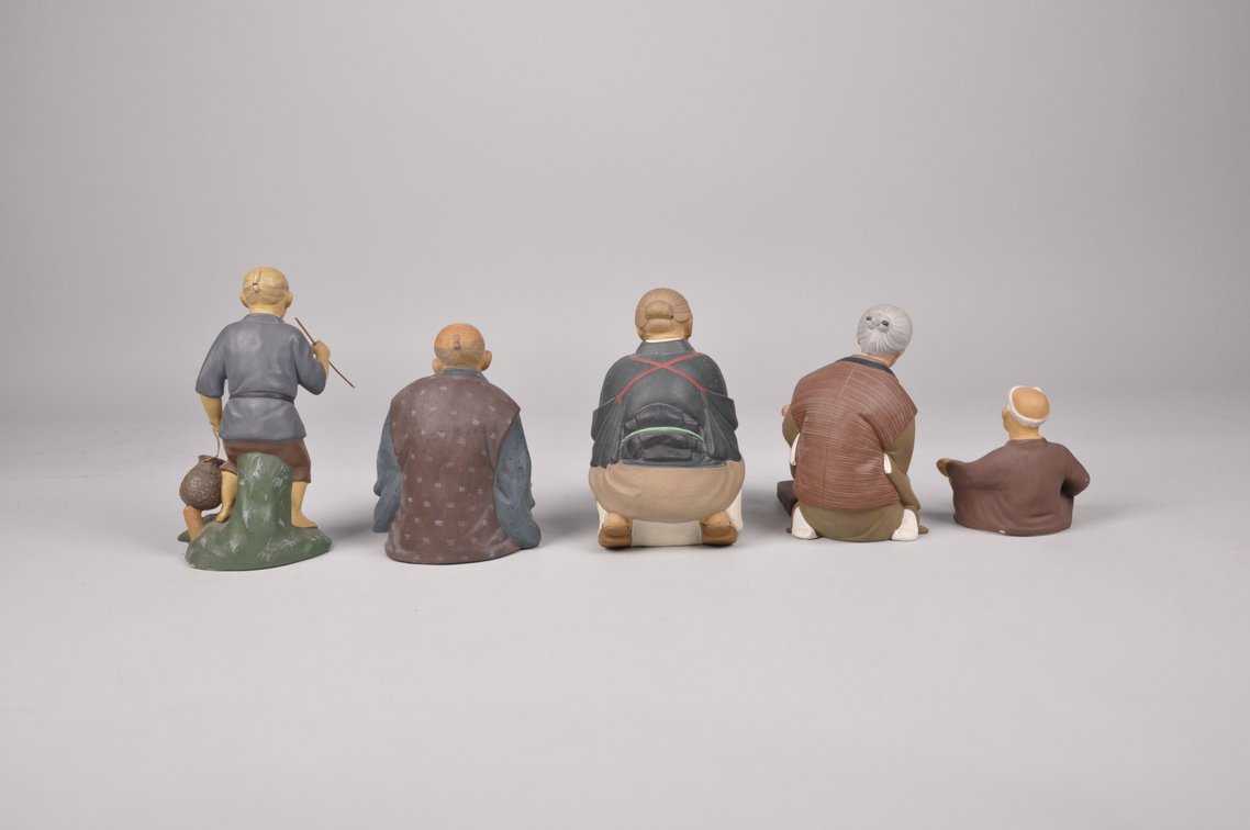 Nine Various Hakata Dolls, photo 13 of 17