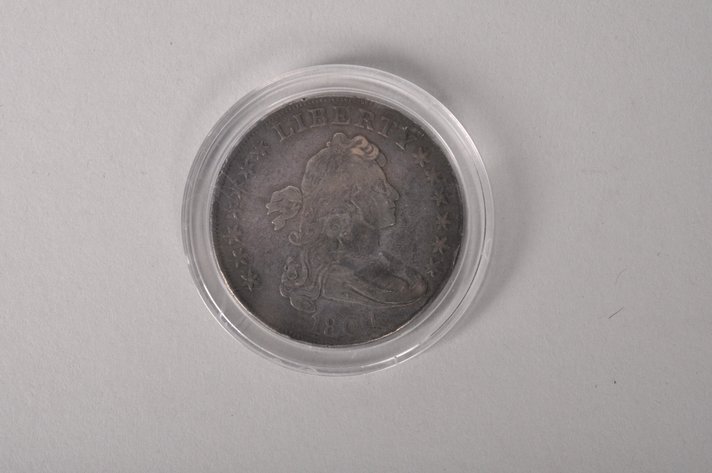 1800 Draped Bust Silver Dollar with date altered to 1804