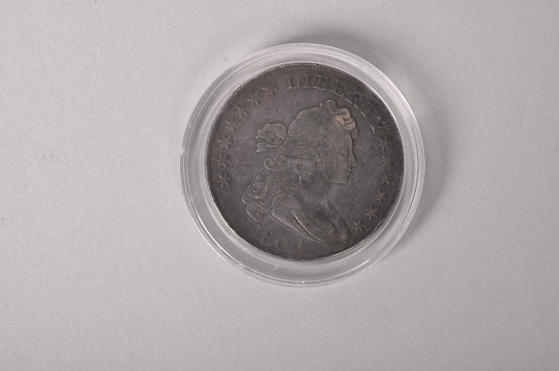 1800 Draped Bust Silver Dollar with date altered to 1804, photo 3 of 6