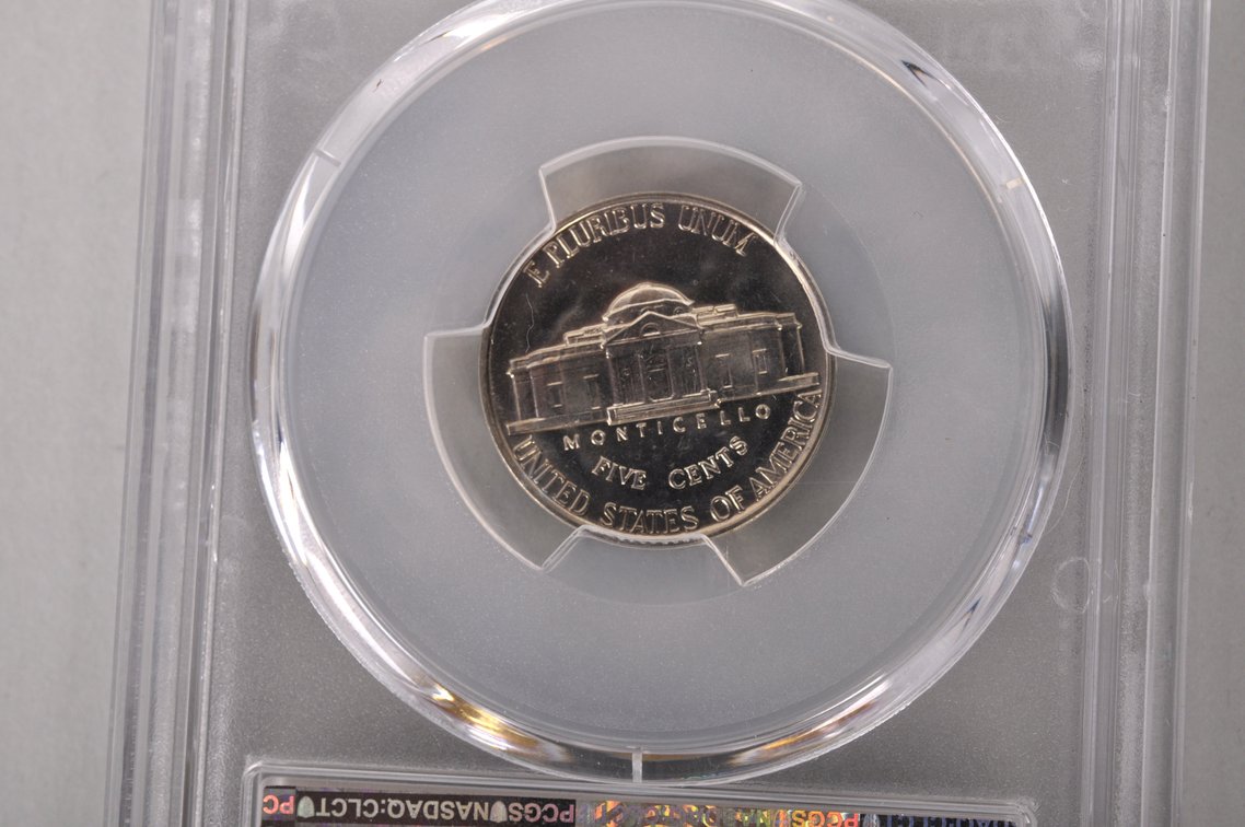 1942 Proof Jefferson Nickel T1 Graded PR67 by PCGS, photo 7 of 8