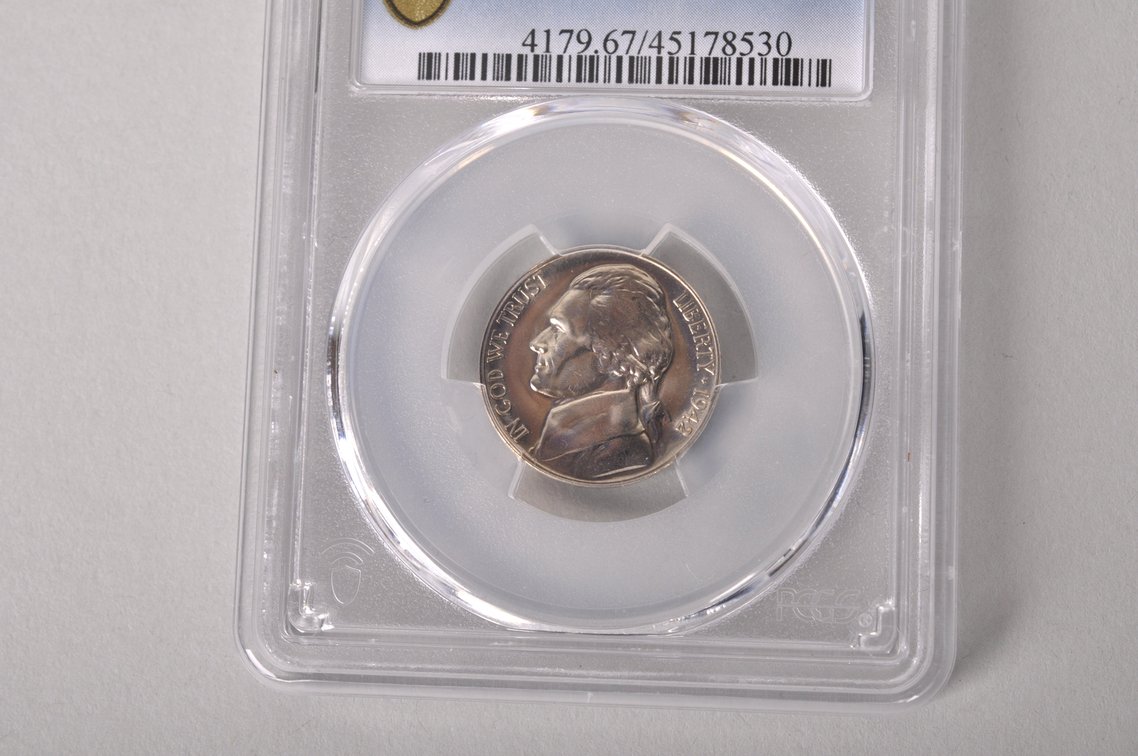 1942 Proof Jefferson Nickel T1 Graded PR67 by PCGS, photo 4 of 8
