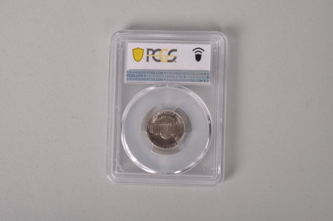 1939S Rev of 38 Jefferson Nickel Graded MS67 by PCGS, photo 5 of 8