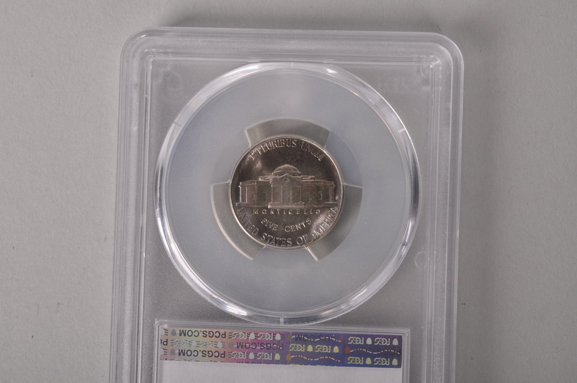 1939S Rev of 38 Jefferson Nickel Graded MS67 by PCGS, photo 6 of 8