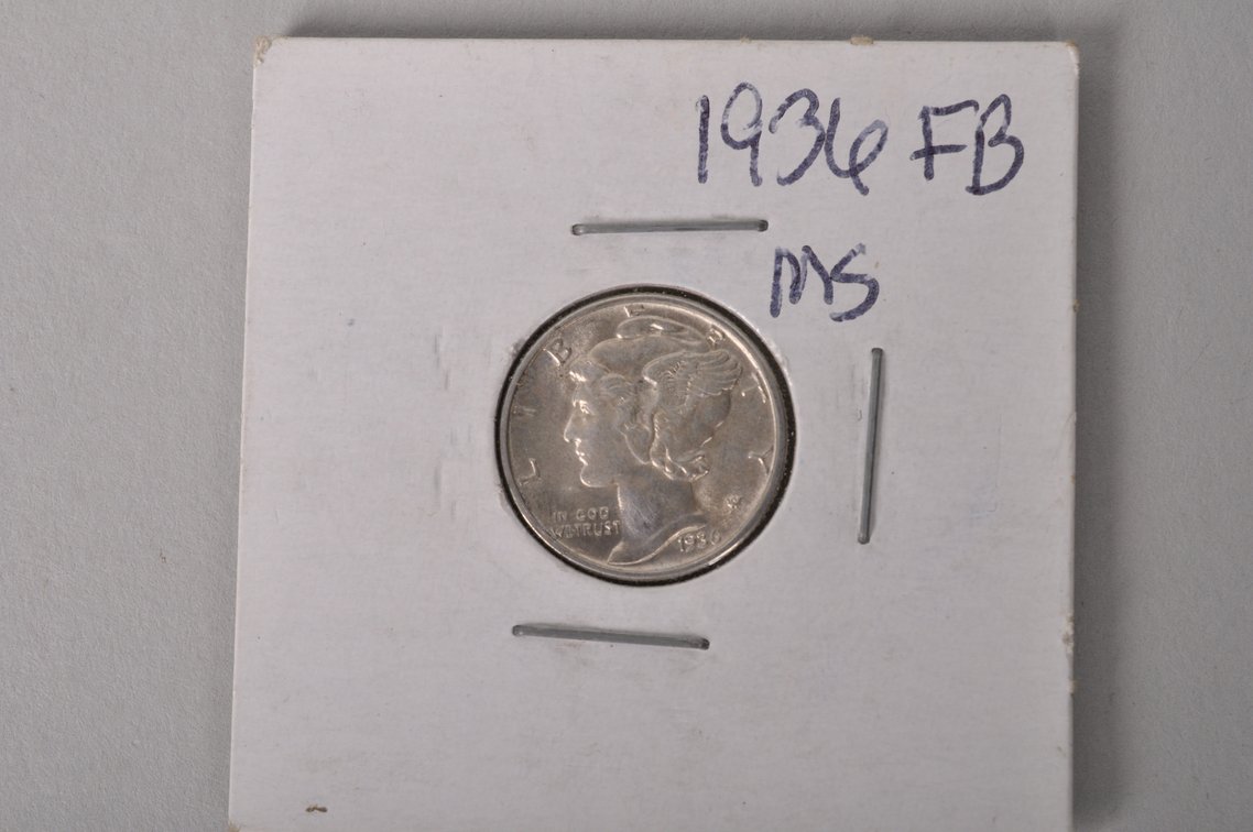 1935, 1936, and 1939 Uncirculated Mercury Dimes, photo 7 of 14