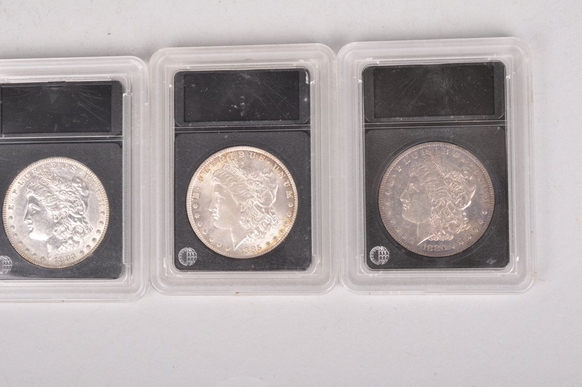 Assorted Silver Morgan Dollars, photo 4 of 9