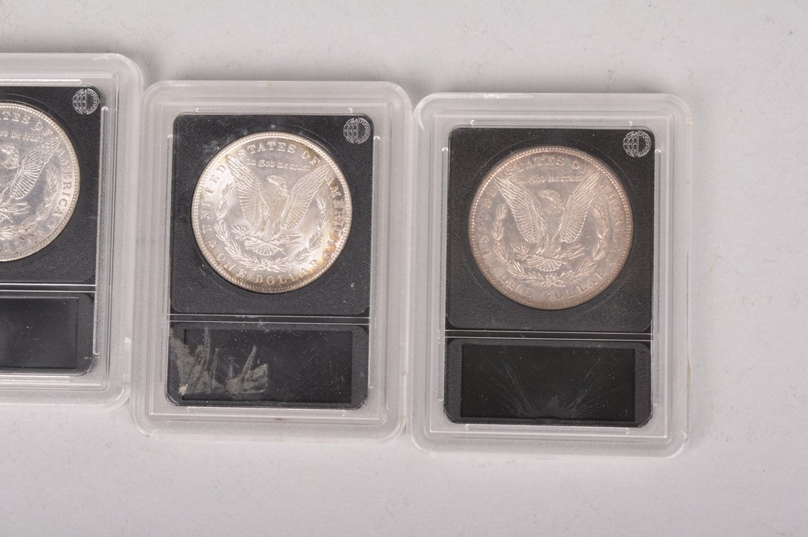 Assorted Silver Morgan Dollars, photo 8 of 9