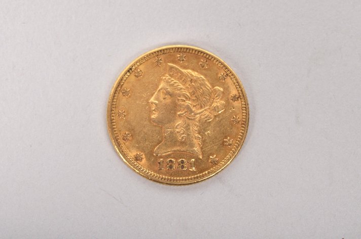 1881 Liberty Head Gold Eagle