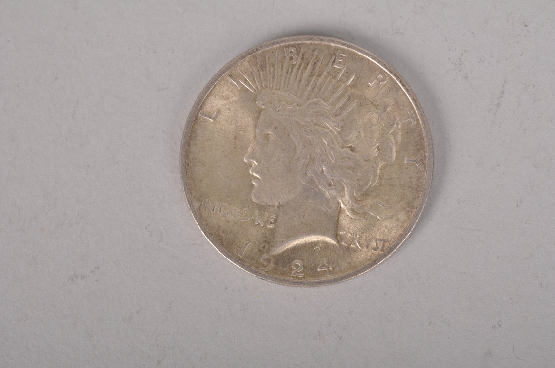 1924 Silver Peace Dollars, photo 2 of 12