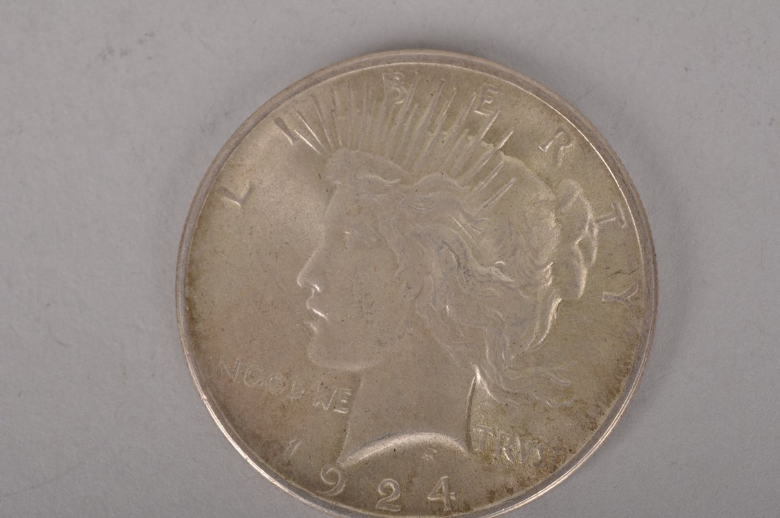 1924 Silver Peace Dollars, photo 8 of 12