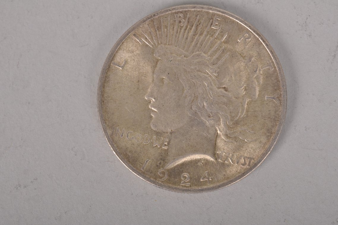 1924 Silver Peace Dollars, photo 3 of 12