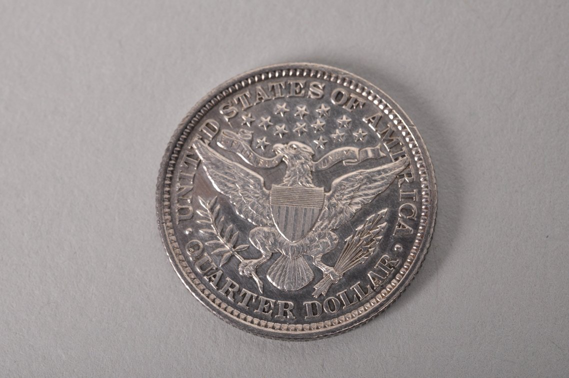 1892 Proof Barber Quarter, photo 5 of 5