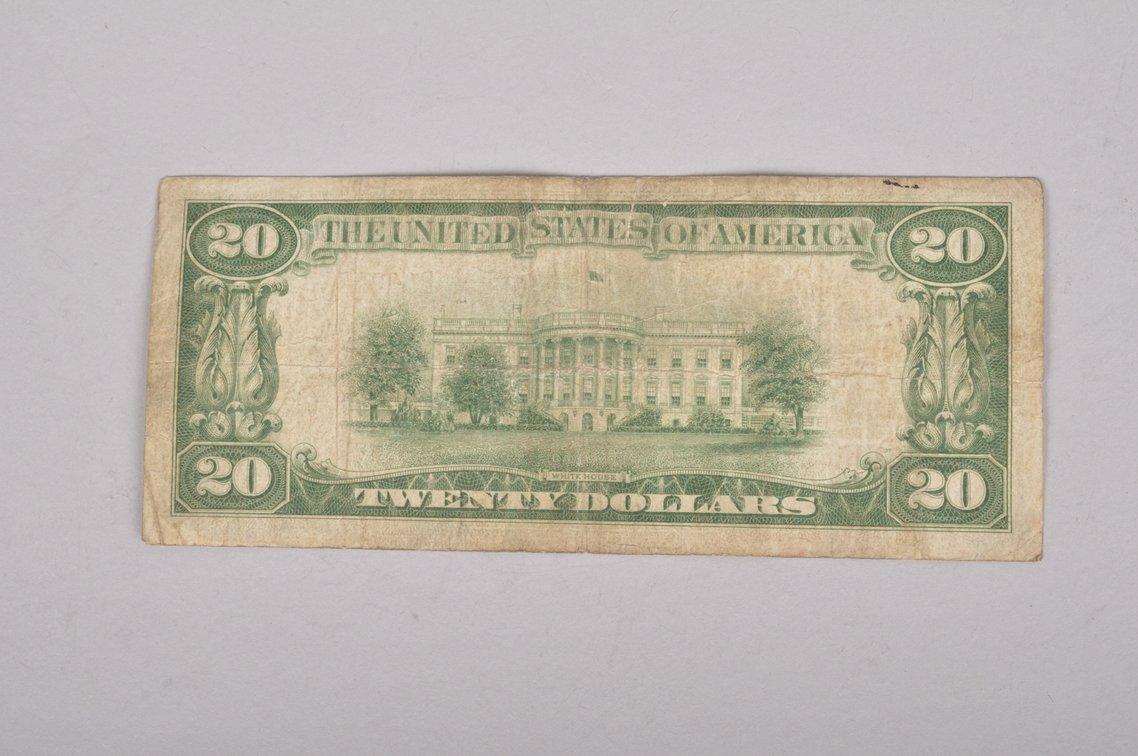 Assorted Vintage Twenty Dollar and Fifty Dollar Banknotes, photo 6 of 9
