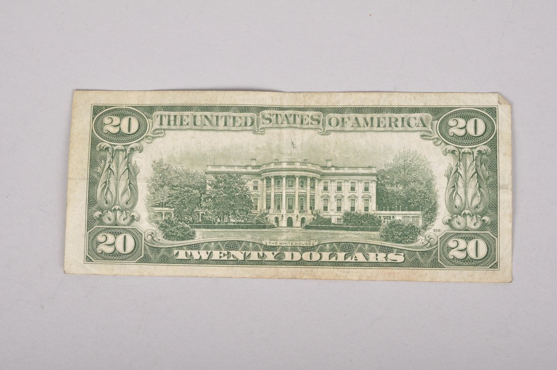 Assorted Vintage Twenty Dollar and Fifty Dollar Banknotes, photo 8 of 9