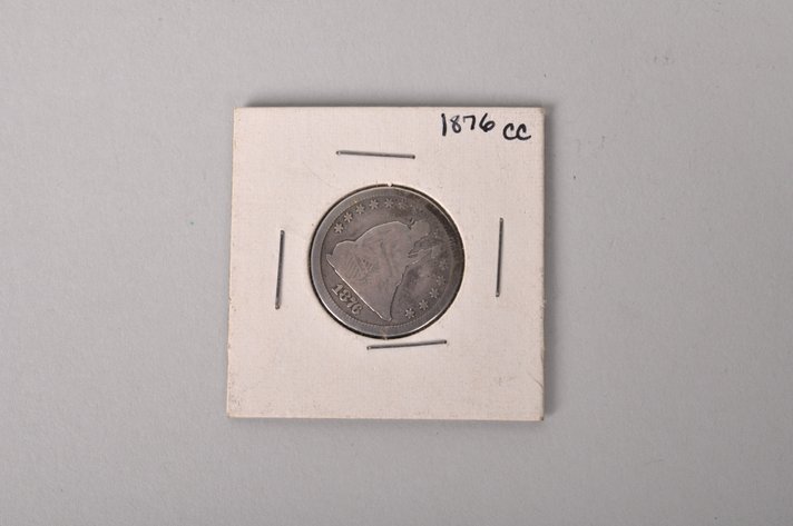 1876 Carson City Seated Liberty Quarter