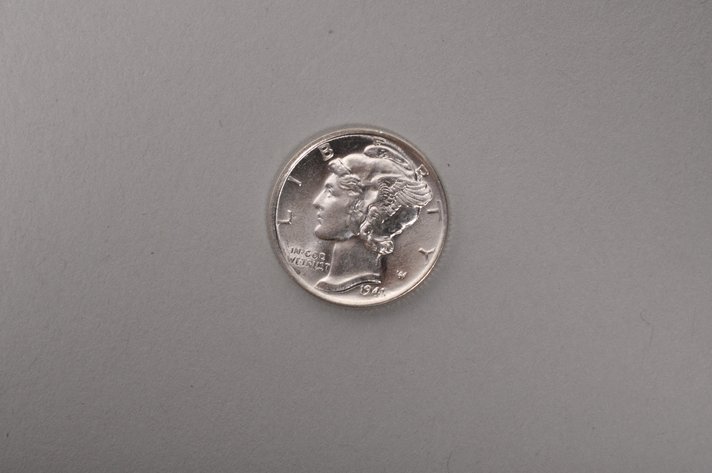 1941 BU Silver Mercury Dime