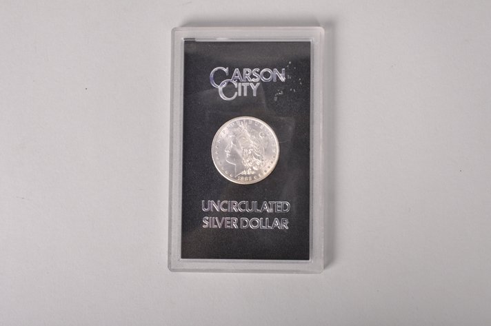 1882 Carson City Uncirculated Silver Morgan Dollar