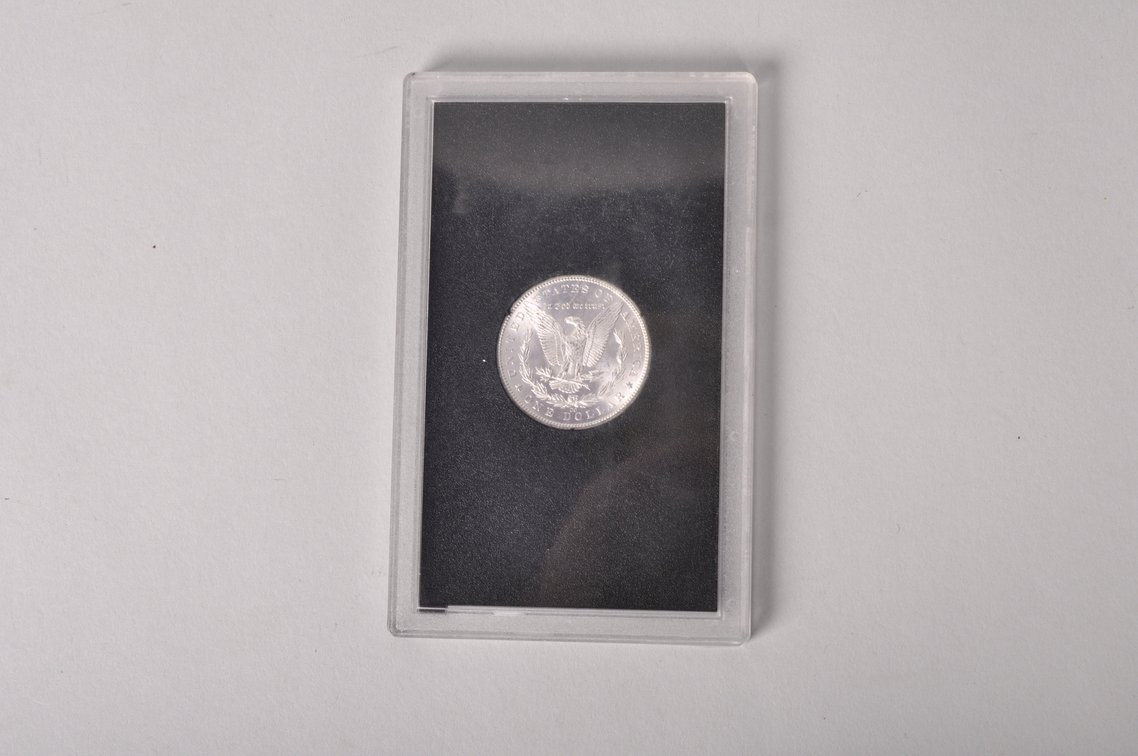 1882 Carson City Uncirculated Silver Morgan Dollar, photo 3 of 4