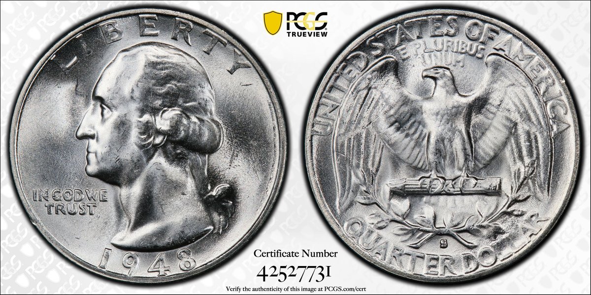 Graded Silver Washington Quarter, photo 7 of 8