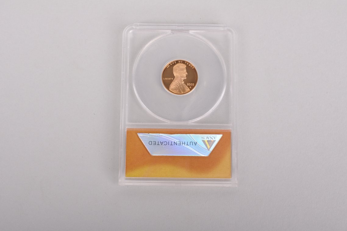 Graded 2009 Lincoln Cents in a Wooden Box Collection, photo 6 of 7