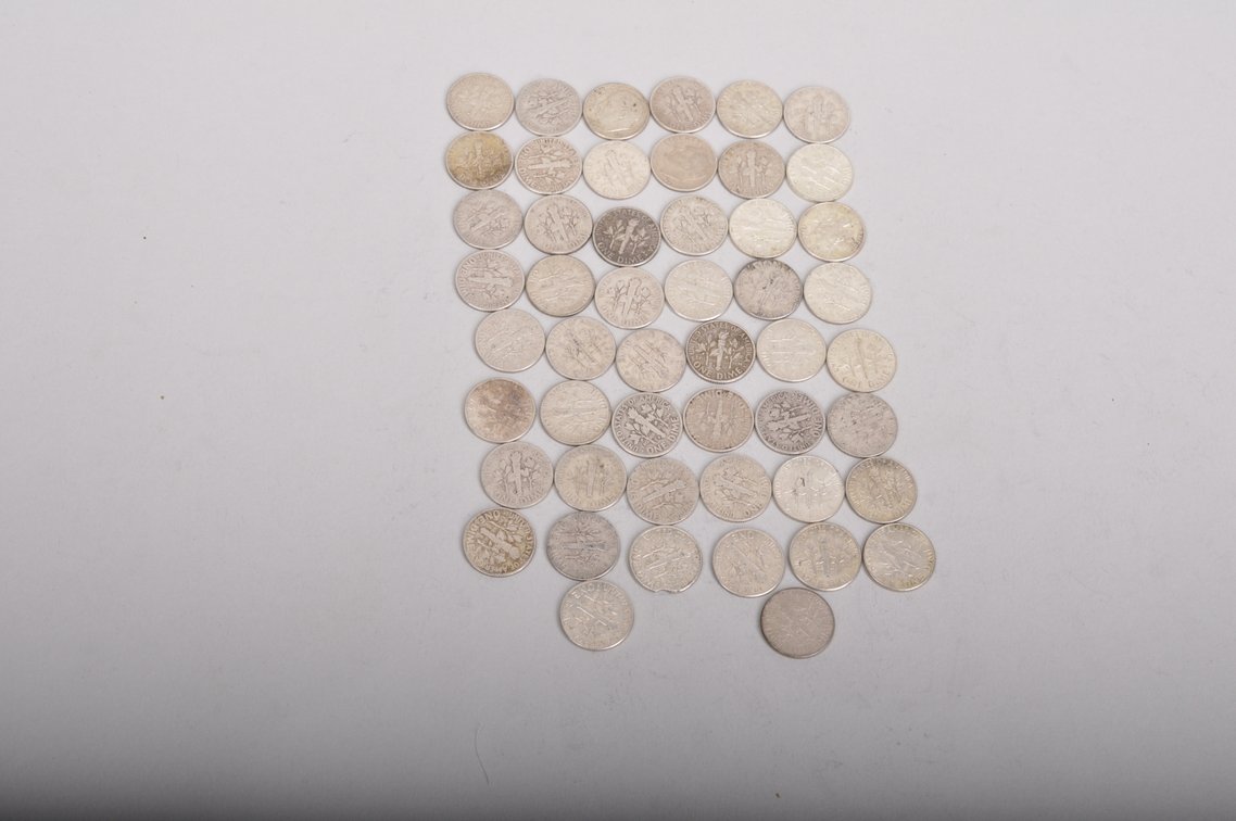 Roll of Silver Dimes, photo 4 of 6