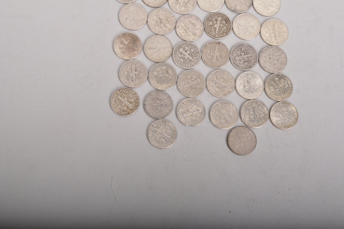 Roll of Silver Dimes, photo 5 of 6
