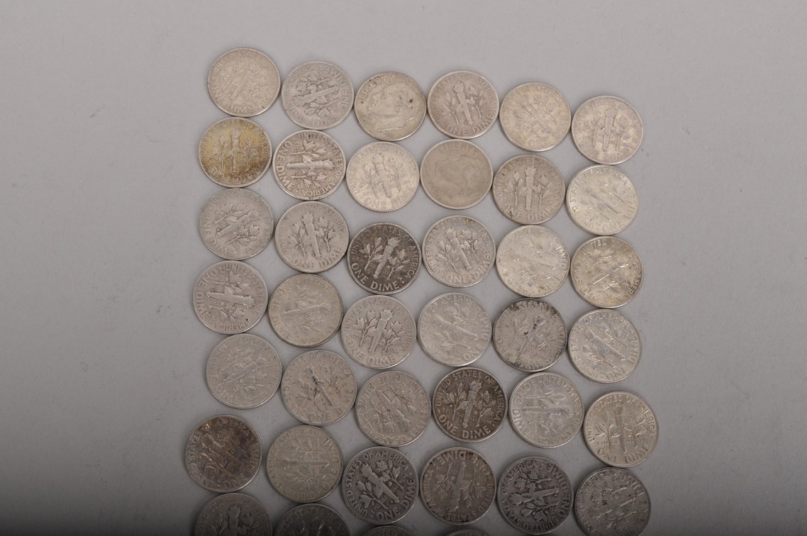 Roll of Silver Dimes, photo 6 of 6