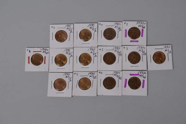 Wheat Penny Collection - 1930s