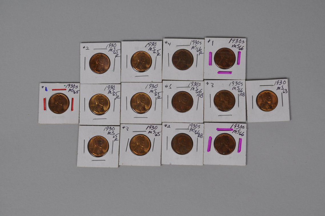 Wheat Penny Collection - 1930s, photo 2 of 10
