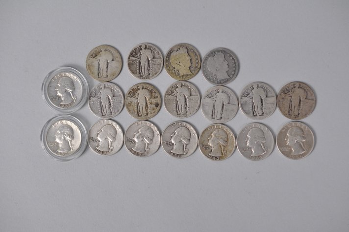 Assorted Silver Quarters