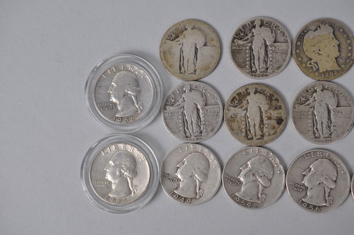 Assorted Silver Quarters, photo 2 of 13