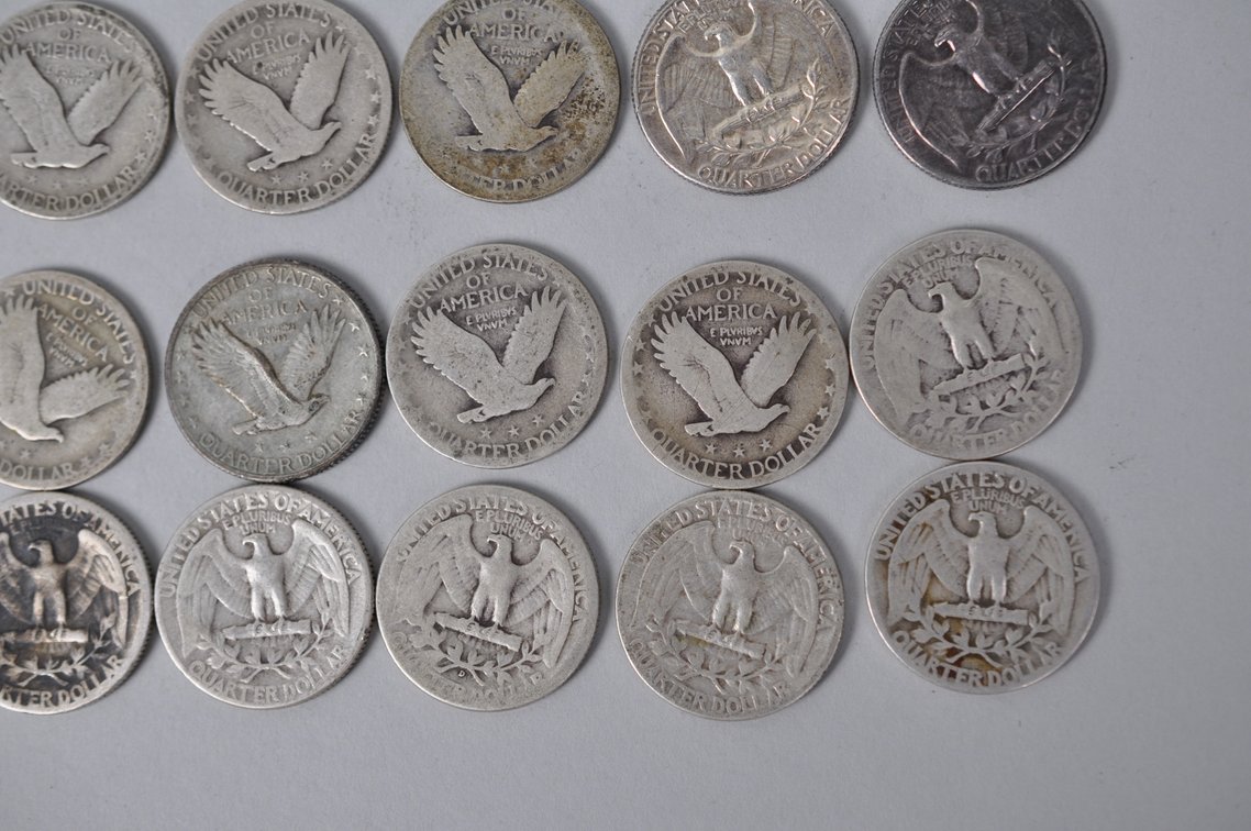 Assorted Silver Quarters, photo 11 of 12