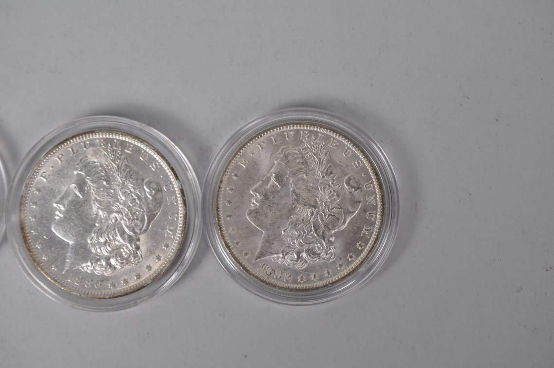 Assorted Silver Morgan Dollars, photo 4 of 8