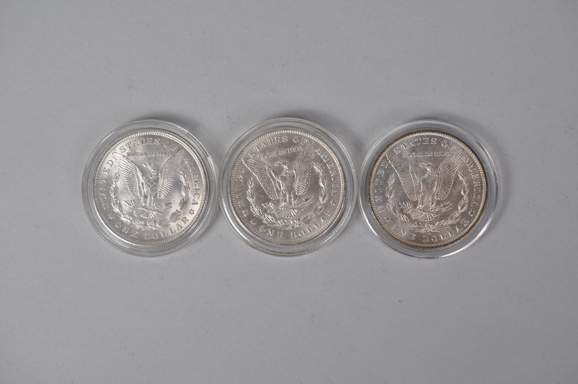 Assorted Silver Morgan Dollars, photo 5 of 8