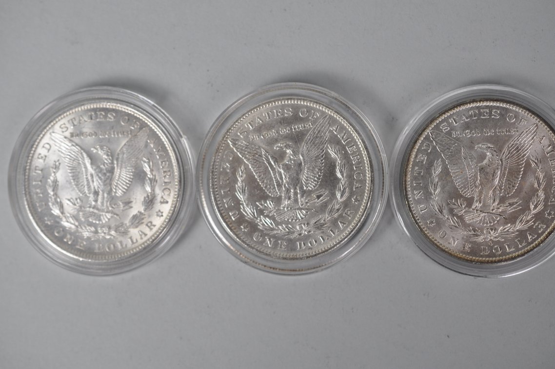 Assorted Silver Morgan Dollars, photo 7 of 8