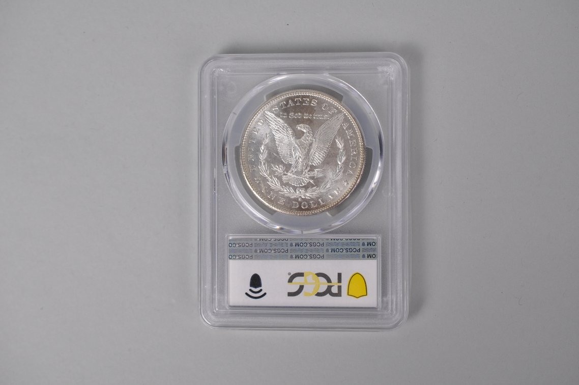 Graded and Slabbed Mint Condition Morgan Silver Dollars, photo 5 of 13