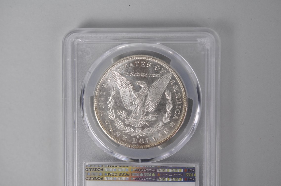 Graded and Slabbed Mint Condition Morgan Silver Dollars, photo 6 of 13