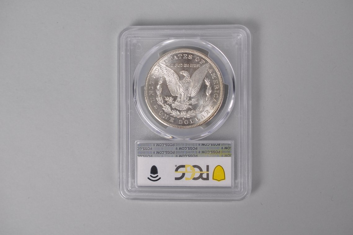 Graded and Slabbed Mint Condition Morgan Silver Dollars, photo 11 of 13