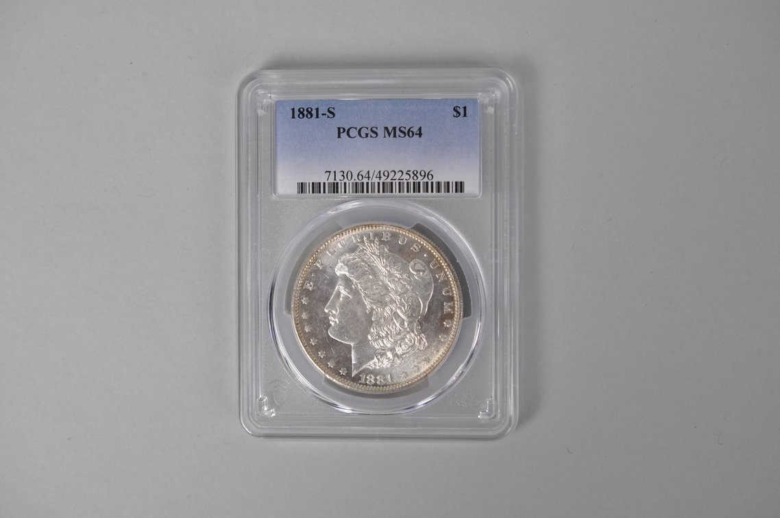 Graded and Slabbed Mint Condition Morgan Silver Dollars, photo 8 of 13