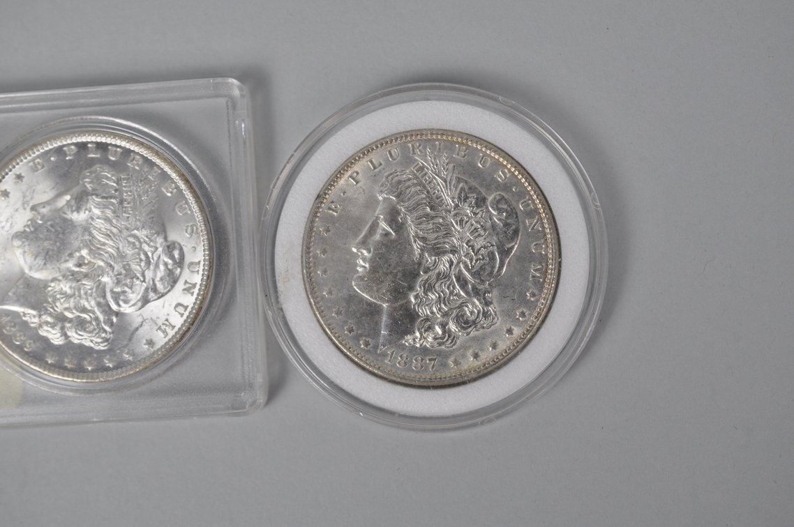 Assorted Silver Morgan Dollars, photo 5 of 9
