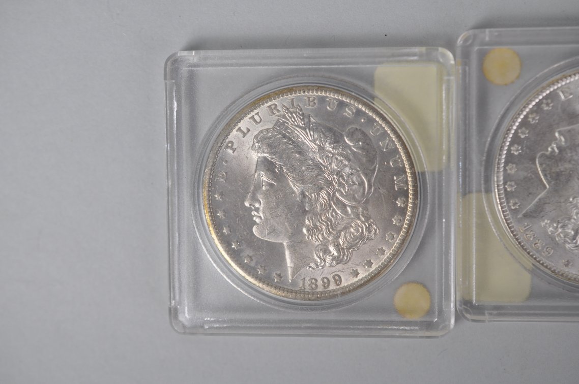 Assorted Silver Morgan Dollars, photo 2 of 9