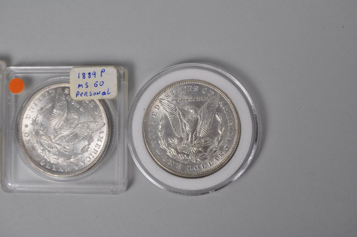 Assorted Silver Morgan Dollars, photo 9 of 9